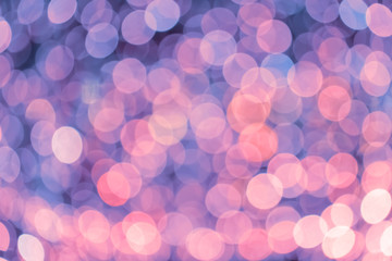 Abstract christmas background with blur bokeh effect