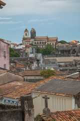 Fototapeta na wymiar Old buildings and churches of Salvador, Bahia, Brazil, South America