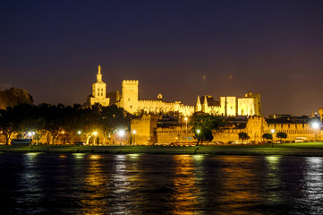 Fototapeta na wymiar Avignon, Papstpalast, Frankreich, Provence