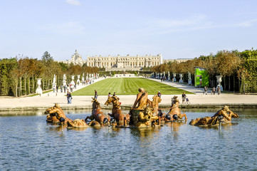 Paris, Schloss Versailles, Apollo Brunnen, Frankreich, Versaille