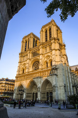 Fototapeta na wymiar Paris, Kathedrale Notre Dame, Frankreich