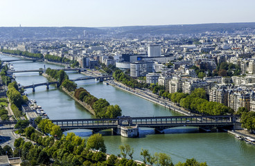 Fototapeta premium Paris, Fluss Seine, Frankreich