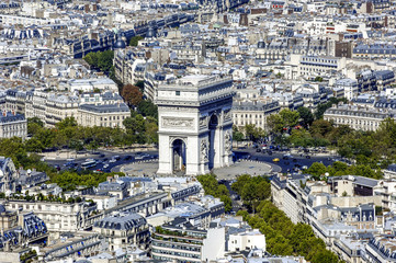 Paris, Triumphbogen, Arc de Triomphe, Frankreich