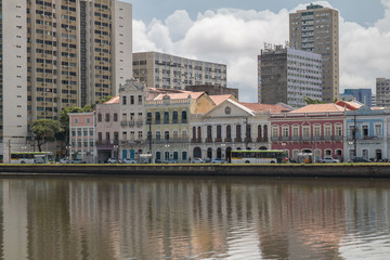 Obraz premium Buildings and city view of Recife, Brazil, South America