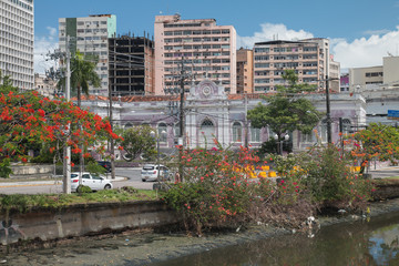 Buildings and city view of Recife, Brazil, South America