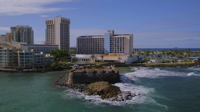 Fuerte San Geronimo in San Juan Puerto Rico on a sunny day