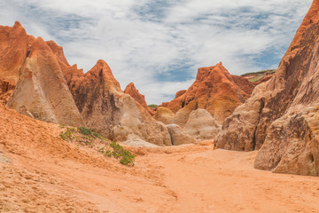 Morro Branco beach, Beberibe, Brazil, South America