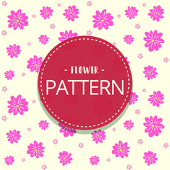 vector seamless flower floral pattern