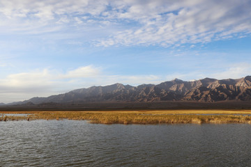 Dachaidan Emerald Salt Lake in Qinghai Province, China