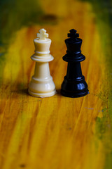 black & white chess king 