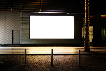 Empty outdoor digital signage light box Ideal for digital advertisement, information board, mall...