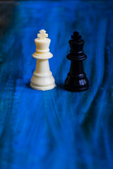 black chess king and queen