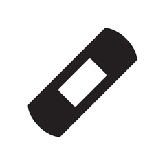Bandage plaster icon in trendy flat style design. Vector graphic illustration. Plaster icon for website design, logo, app, and ui. Vector file. EPS 10.