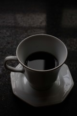 Café em uma tarde fria