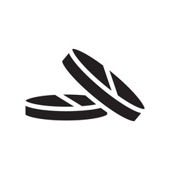 Pills icon in trendy flat style design. Vector graphic illustration. Pills icon for website design, logo, app, and ui. Vector file. EPS 10.