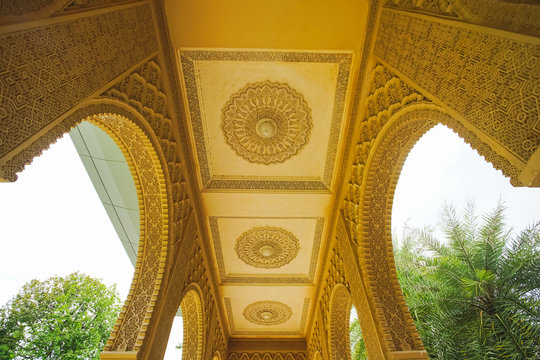 Astaka Morocco or Morocco Pavilion in Putrajaya, Malaysia.