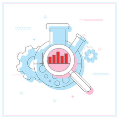 Chemical Laboratory , vector illustration