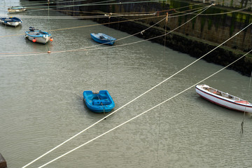 Granville in der Normandie Frankreich Hafen