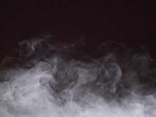 smoke white group on black background - 311677579