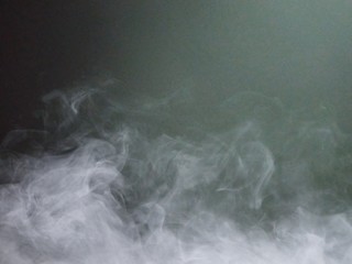 smoke white  on gray  black background - 311677593