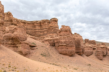 Fototapeta premium Charyn canyon is a natural monument in Kazakhstan