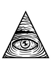 Allsehendes Auge Dreieck 
