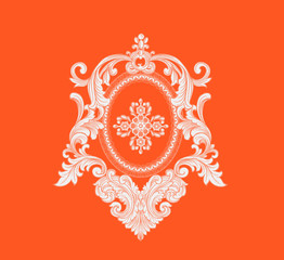 Baroque design, luxury European design，the wallpaper design