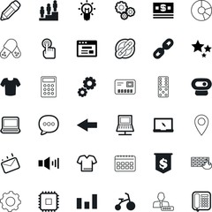 web vector icon set such as: add, forum, mailing, browser, day, e-mail, memory, chemistry, calendar, speak, burst, photo, pin, pencil, text, payment, post, clicking, infographic, location, checkmark