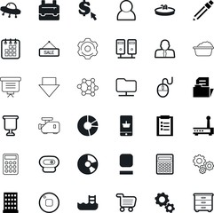 web vector icon set such as: toy, avatar, sample, shoulders, ship, spaceship, idea, trolley, men, ppc, space, analytics, graphite, ufo, neural, copy, bag, pencil, contract, report, clipboard
