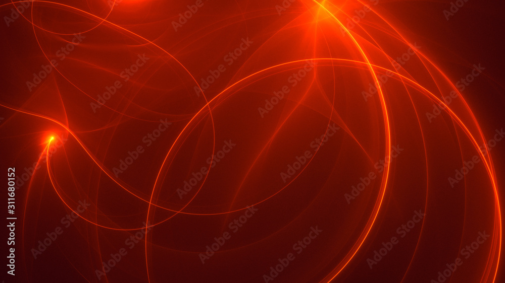 Poster 3d rendering abstract background in lush lava color