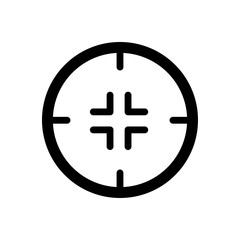Obraz premium Aim target icon vector design template