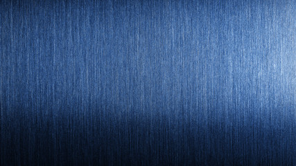 The texture of the blue metal with the luster of reflection.
