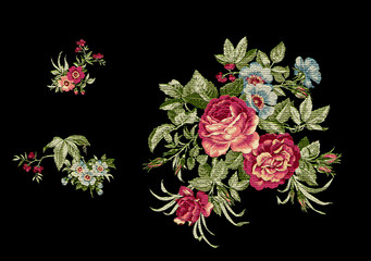 Flower,Watercolor flowers， suitable for wallpaper design