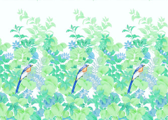 Flower,Watercolor flowers， suitable for wallpaper design