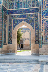 View of the entrance to the ancient eastern mosque