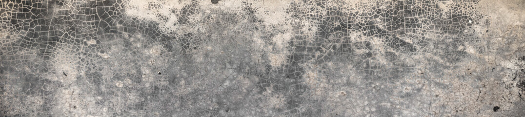 Panorama,Old Wall with Moldy Peeling White Painting from Humidity. Cracked White Wall as Rusty Concrete Weathered Wall Grunge Background or Abstract Backdrop Wallpaper Vintage Texture Design