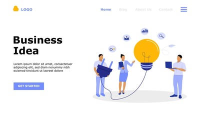 Business Ideas Vector Illustration Concept, Suitable for web landing page, ui, mobile app, editorial design, flyer, banner, and other related occasion