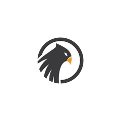Falcon Eagle Bird Logo Template