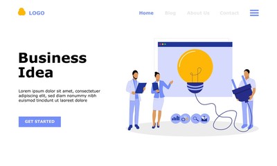 Business Ideas Vector Illustration Concept, Suitable for web landing page, ui, mobile app, editorial design, flyer, banner, and other related occasion