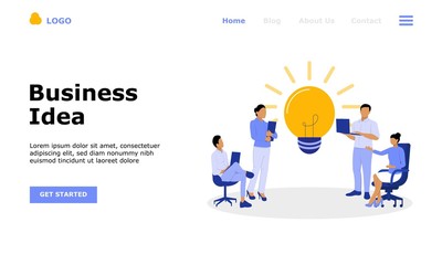 Business Ideas Vector Illustration Concept, Suitable for web landing page, ui, mobile app, editorial design, flyer, banner, and other related occasion