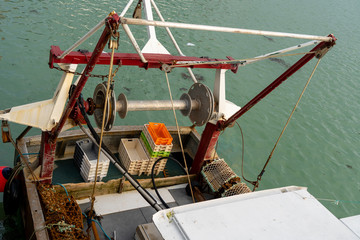 Granville in der Normandie Frankreich Hafen