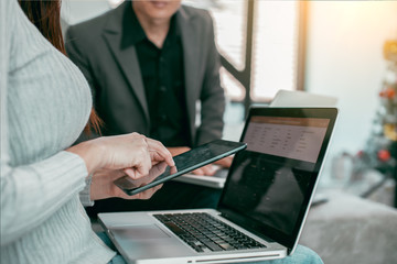 person working on laptop