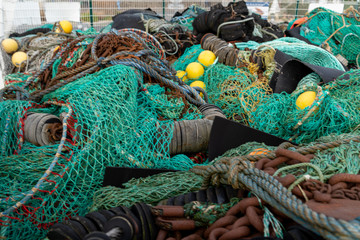 Granville in der Normandie Frankreich Hafen