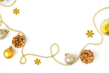 New year decor composition.