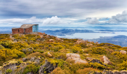 TAS Mt Wellington Hut Lookout