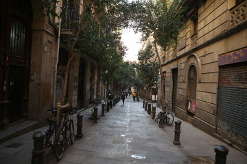 Obraz premium 2019, Barcelona, Spain, Gothic Quarter
