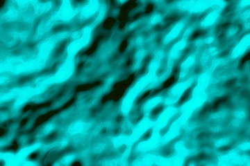 gradient abstract texture with curved shapes of trending in 2020 blue color Aqua Menthe - looks like water surface - background design template