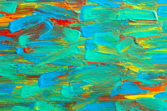 Abstract art. Hand-painted background. SELF MADE.