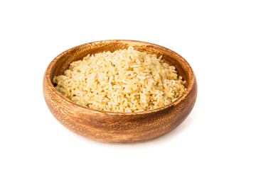 Handful of shaped dried dehydrated alphabet letter pieces