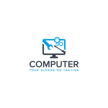 design computer repair logo